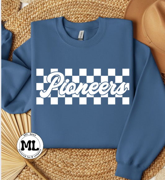 Marietta College white checkered