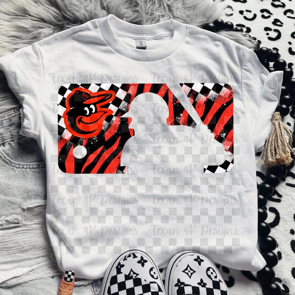 Zebra and checkered baseball collection