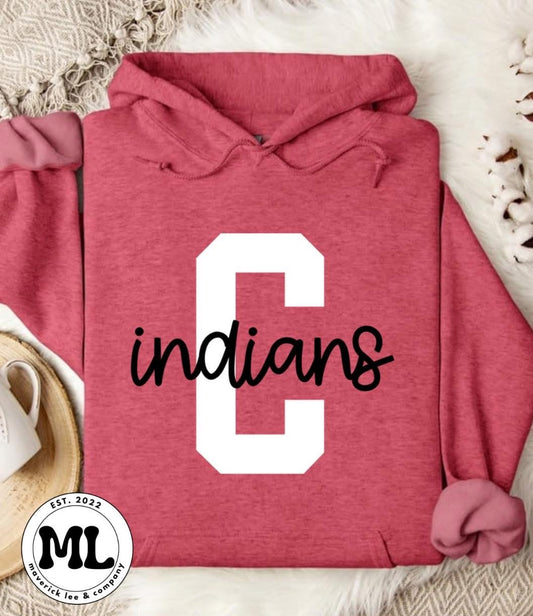 Cedarville Indians varsity + mascot