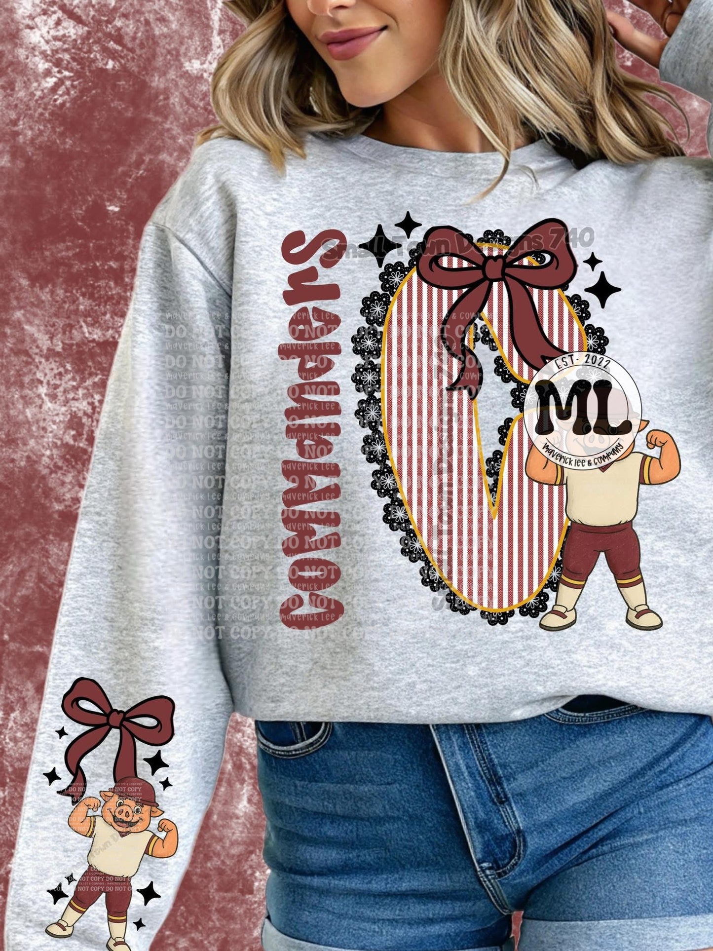Seersucker football with sleeve collection