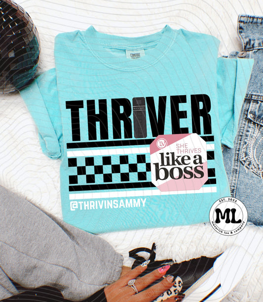 Thriver checkered - like a boss