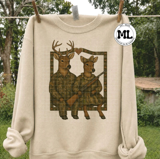 Vintage deer camp