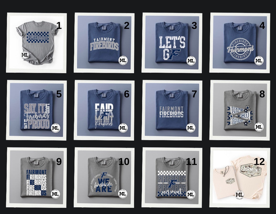 Fairmont Firebirds August 2026 spirit collection