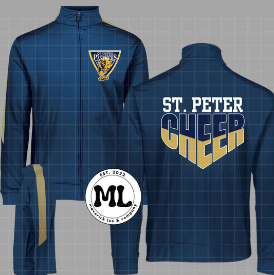 St Peter panther angled cheer jacket