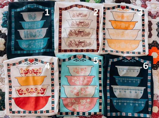 Thrifted vintage dishes collection