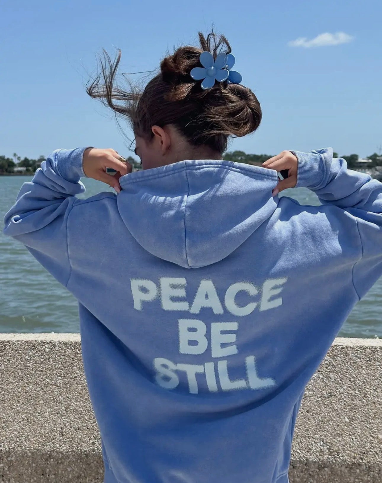 PEACE BE STILL UNISEX HOODIE