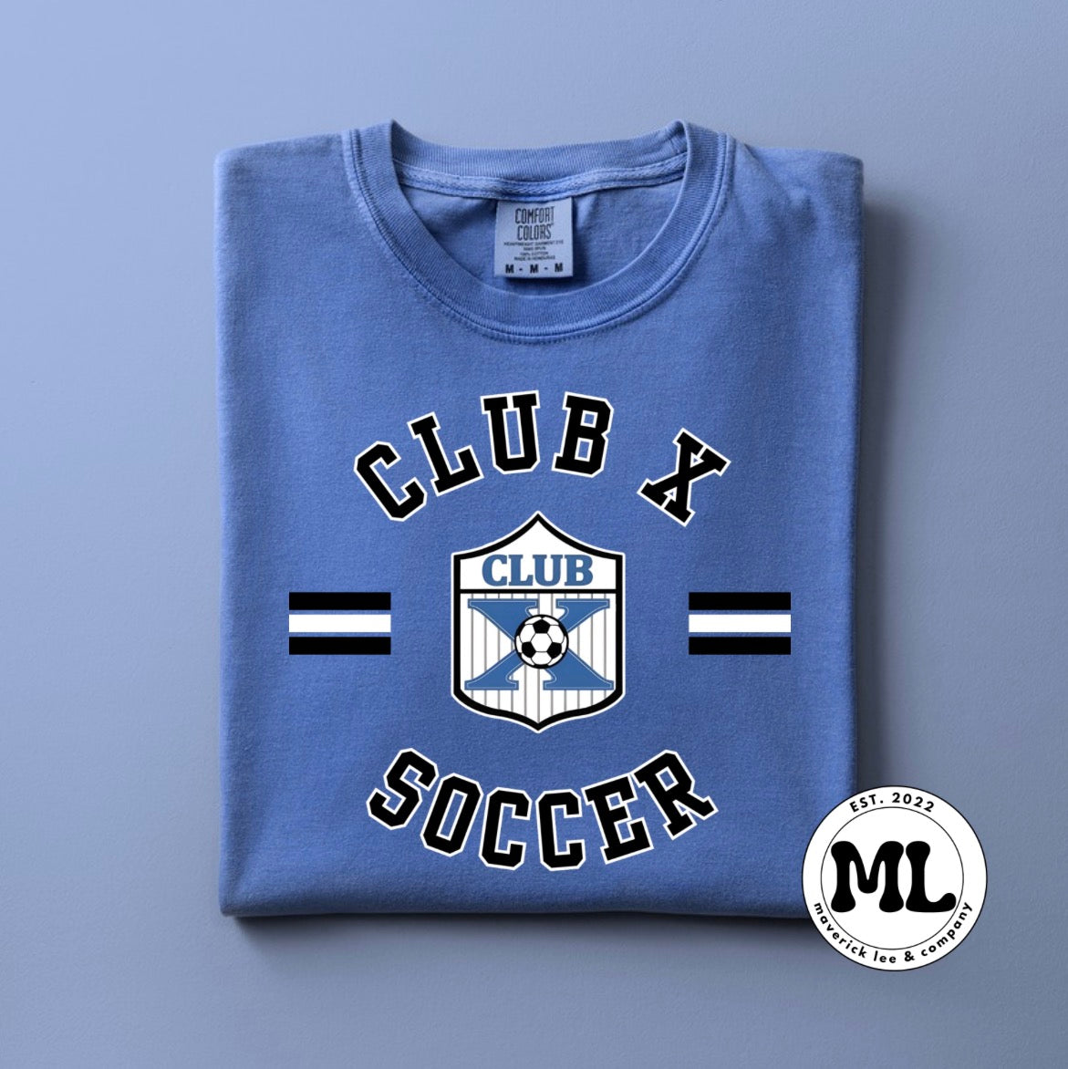 Club X varsity unisex black