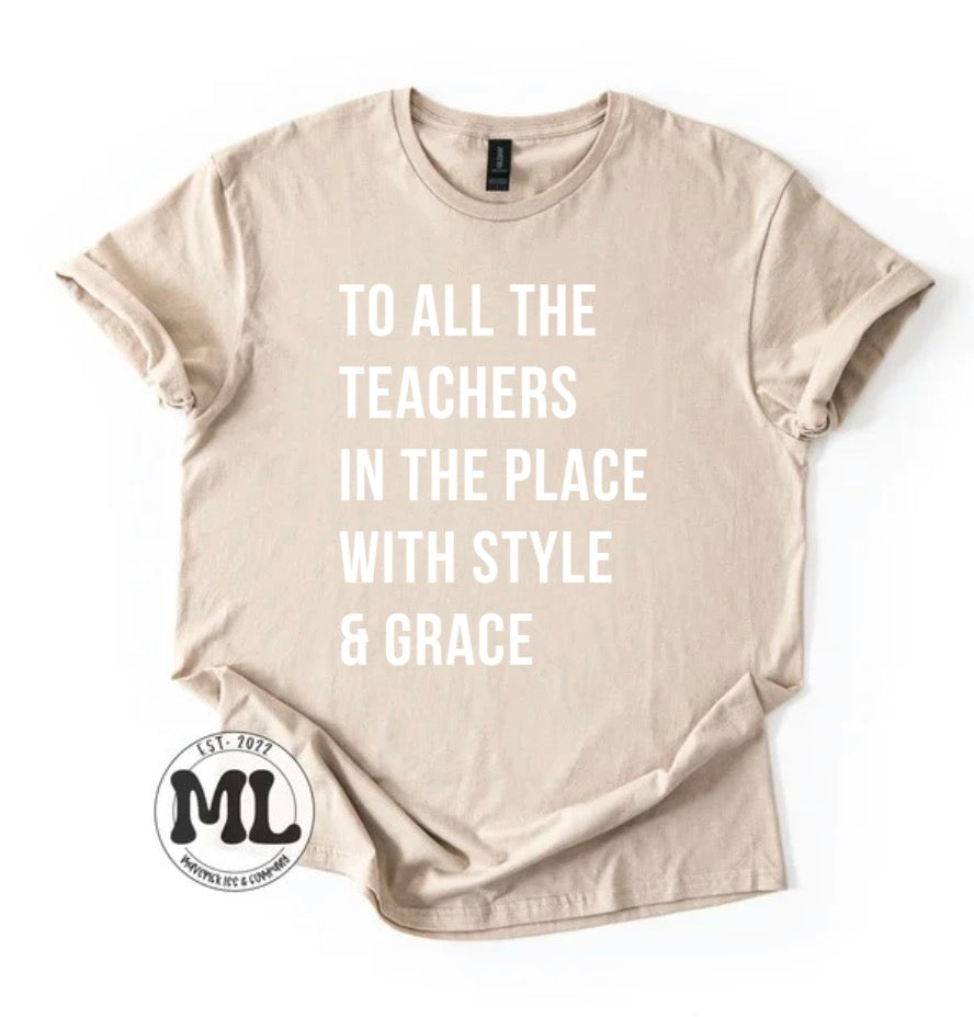 All the teachers