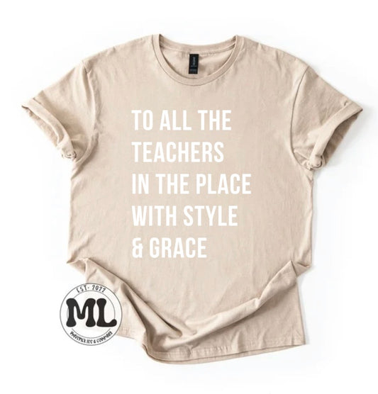 All the teachers