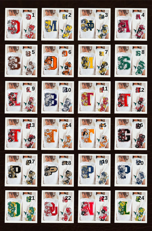 College floral collection