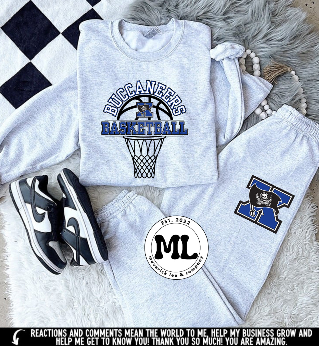 Basketball net jogger set