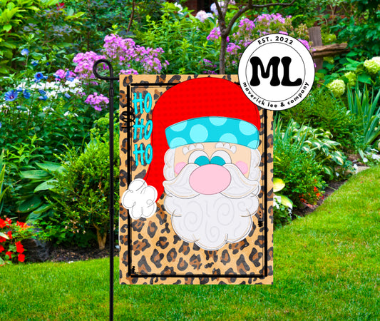 Ho ho ho garden flag