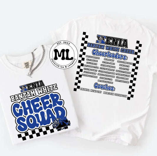 Bantam White Cheer - Wee Bucs