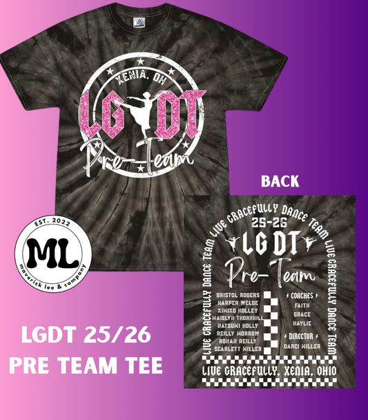 Live Gracefully Required Dance PRE Team 25/26 Tee