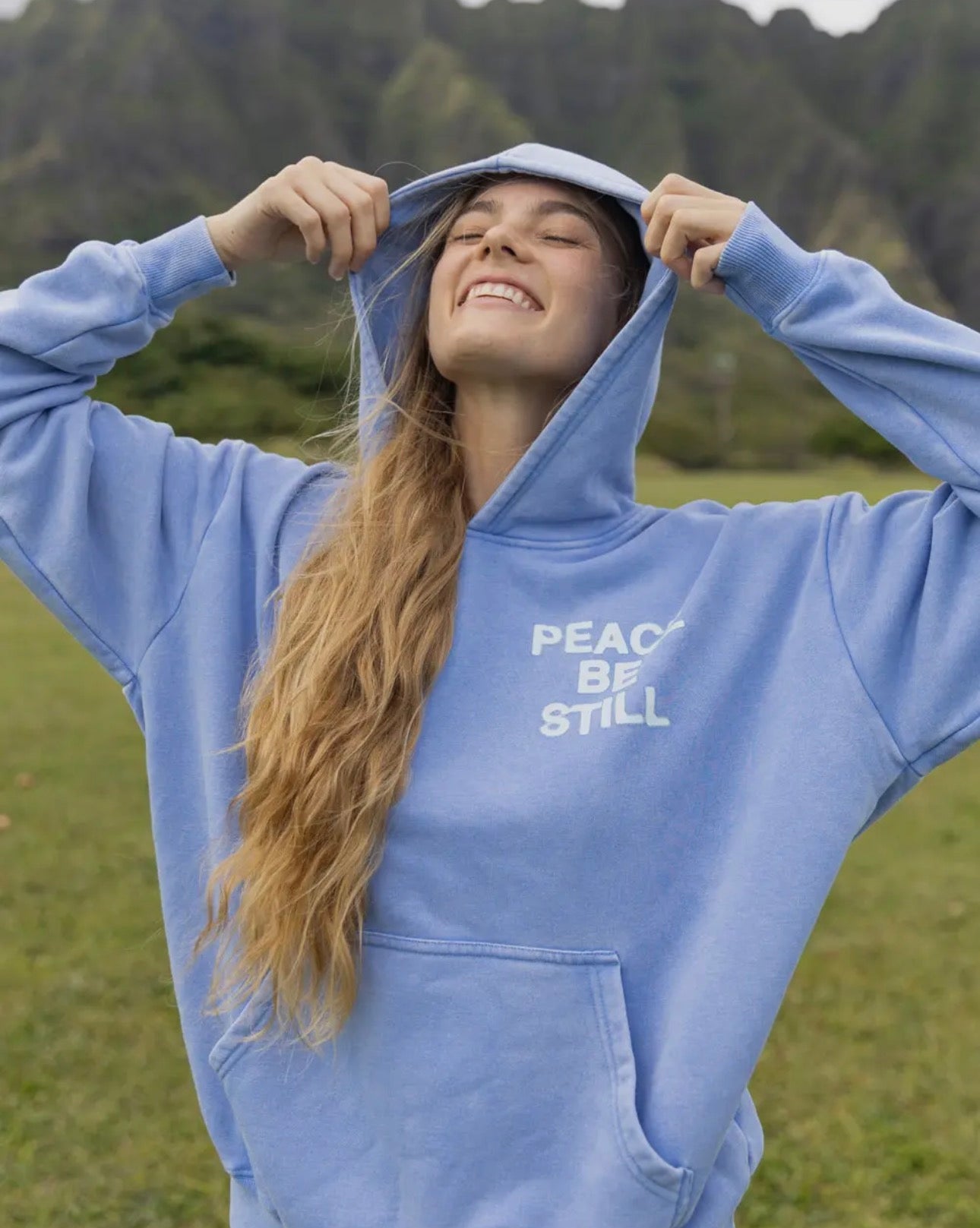 PEACE BE STILL UNISEX HOODIE