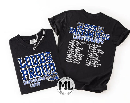 Bantam Blue Cheer - Wee Bucs