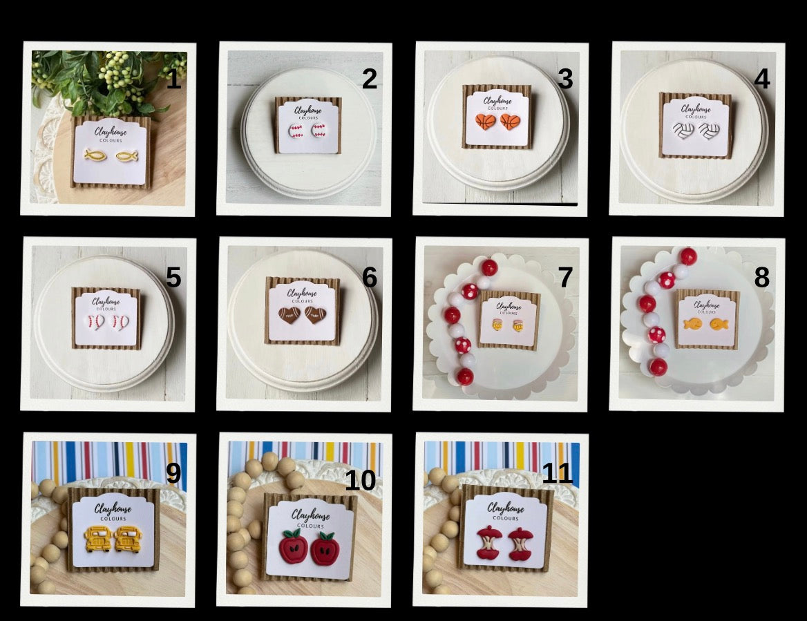 Single earring studs
