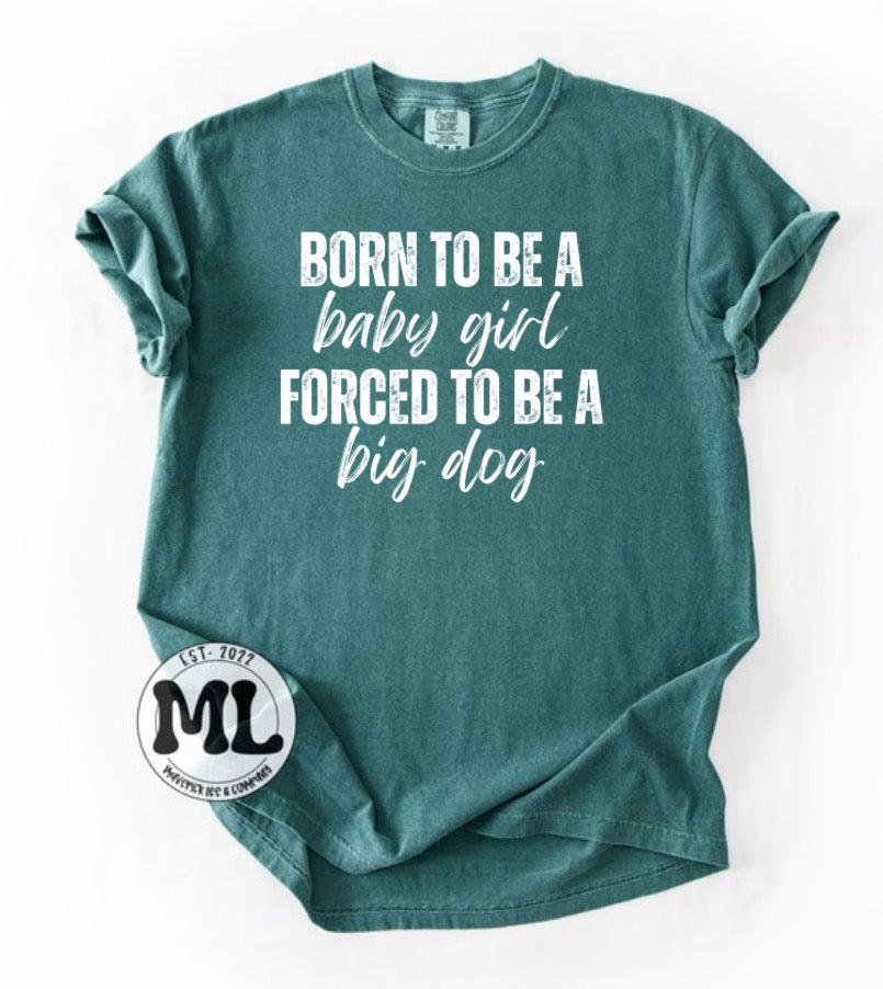 Forced to be a big dog