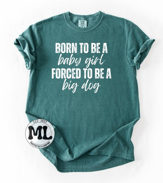 Forced to be a big dog