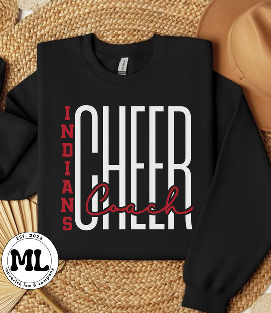 Cedarville Indians cheer coach