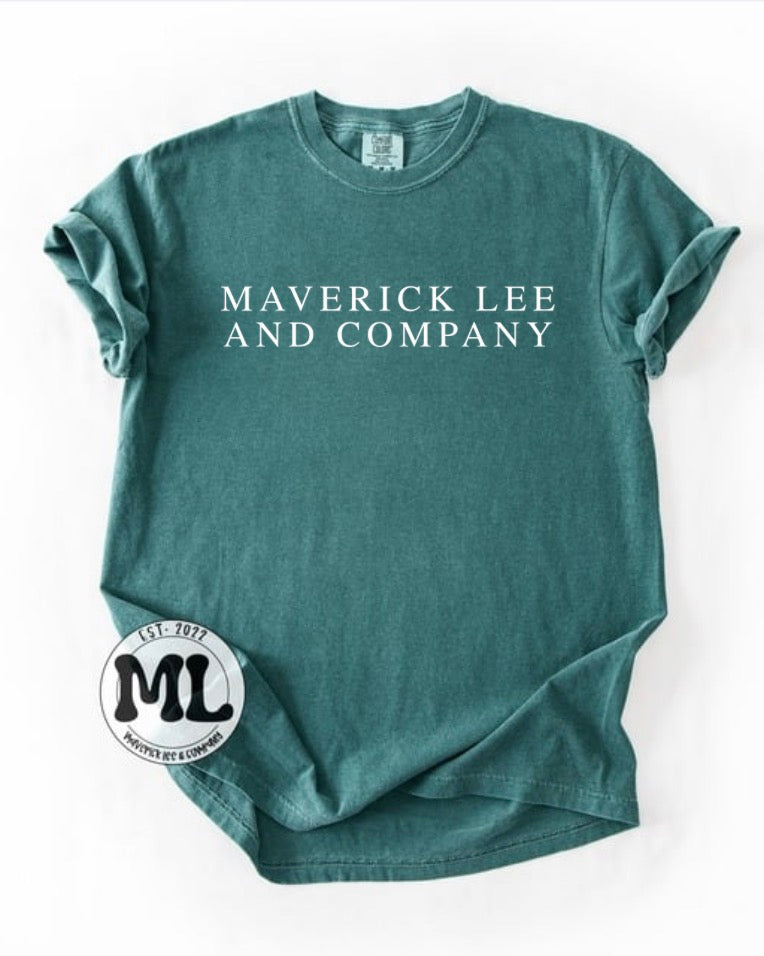 Maverick Lee and company branded tee