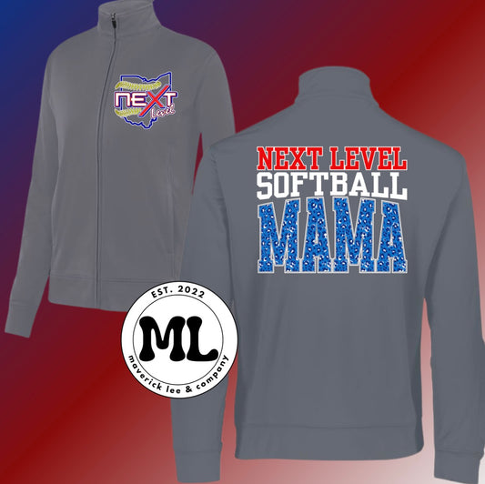 Next level softball, mama jacket