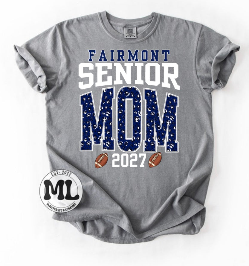 Fairmont Firebirds senior mom cheetah 2027 footba