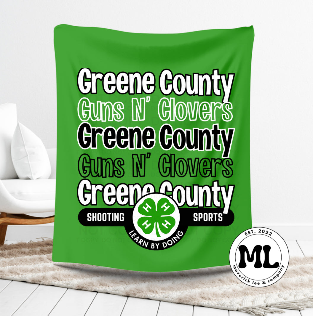 Greene County shooting blanket