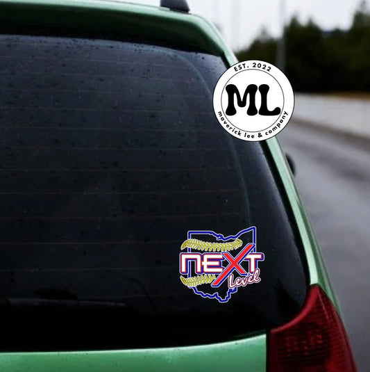 Next level softball Ohio 6” – UVDTF sticker
