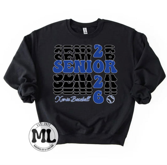Xenia Senior 2026 scrolling baseball