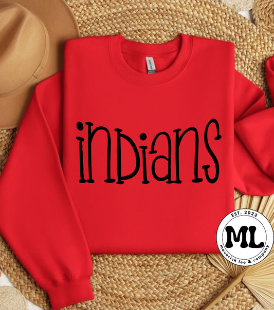 Cedarville Indians simple script