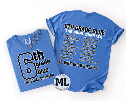 6th Grade Blue Football - Wee Bucs