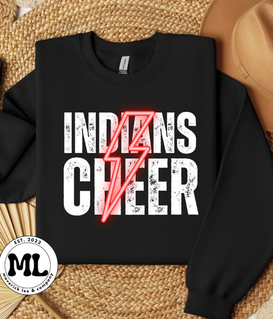Cedarville Indians cheer bolt