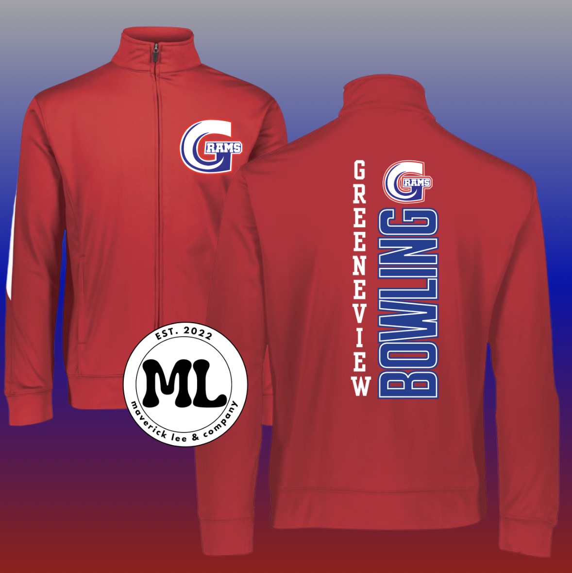Greeneview bowling jacket vertical