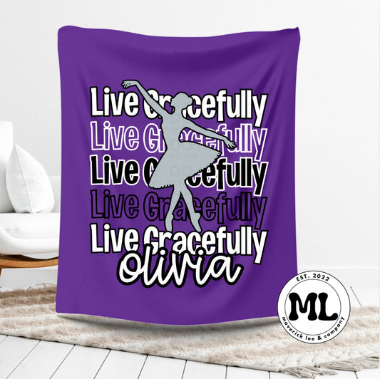 Custom minky blanket