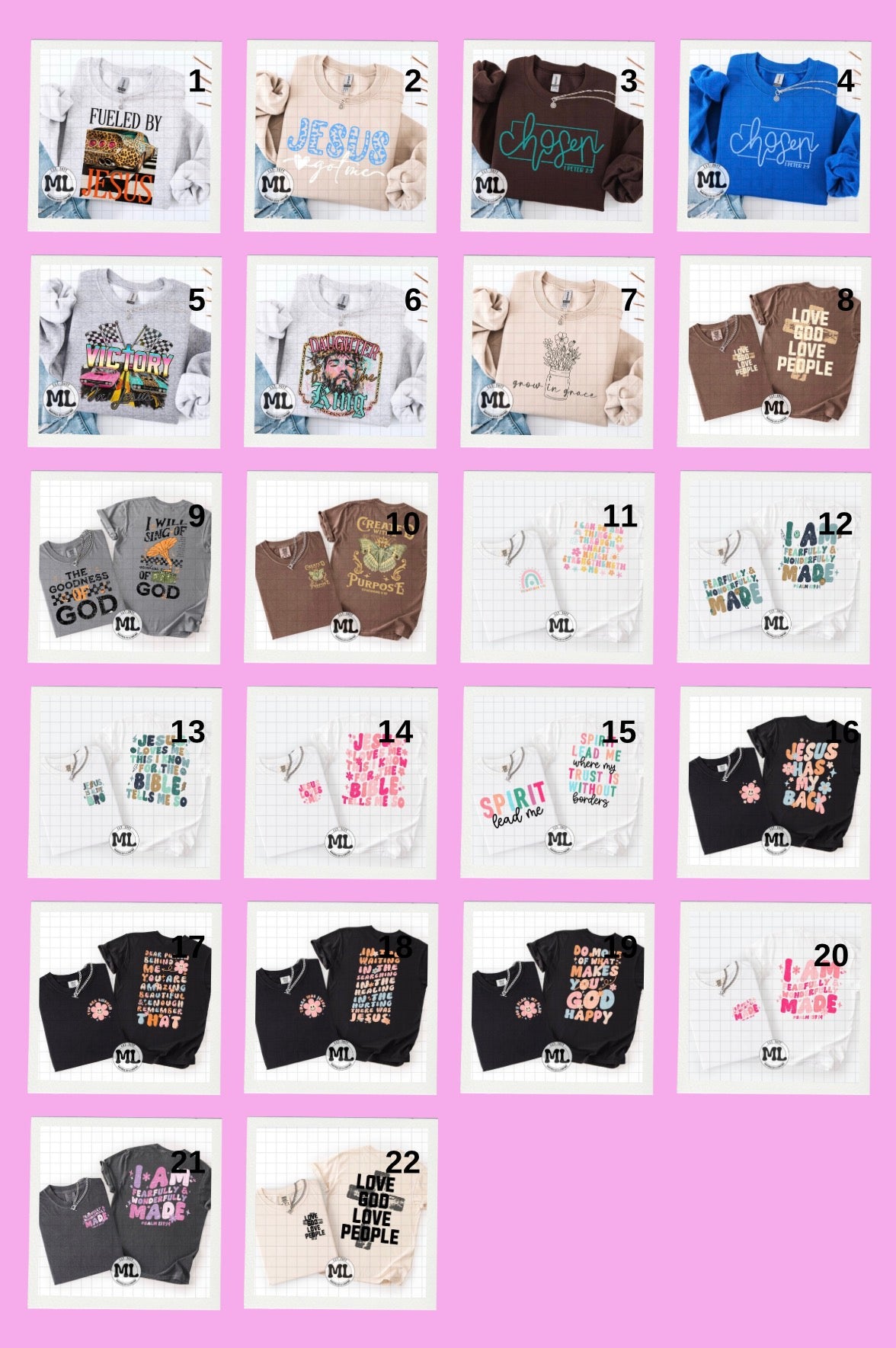 Fueled by Jesus collection