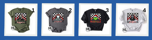 Checkers and flames collection