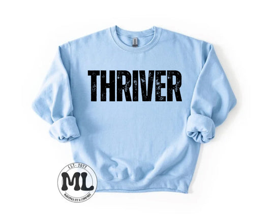 Thrive - black distressed
