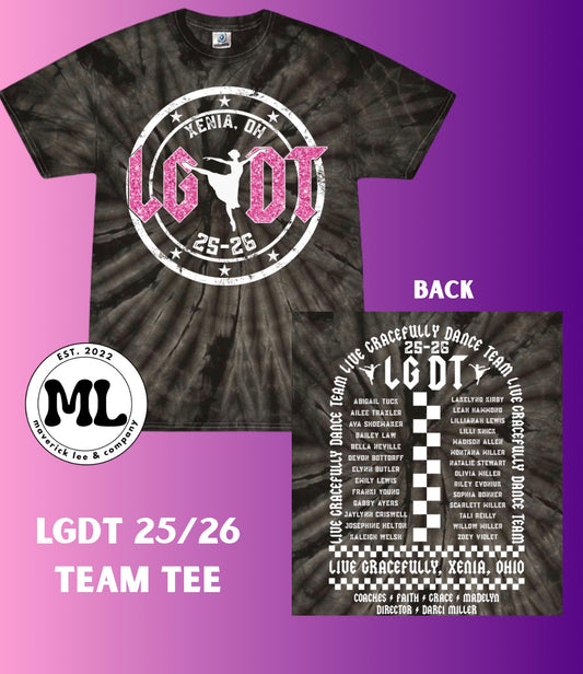 Live Gracefully Required Dance Team 25/26 Tee