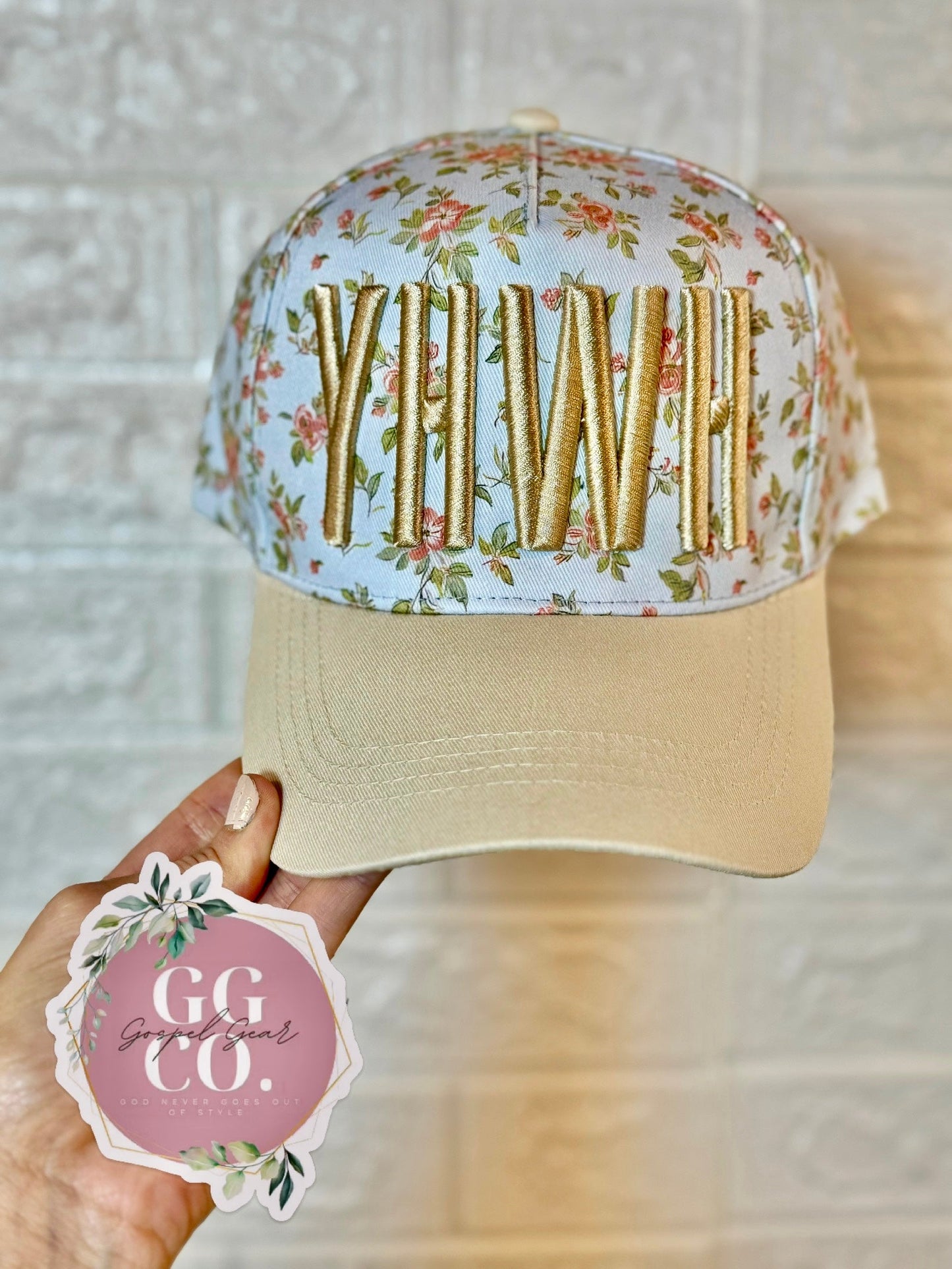 YHWH Puff Embroidered Hat