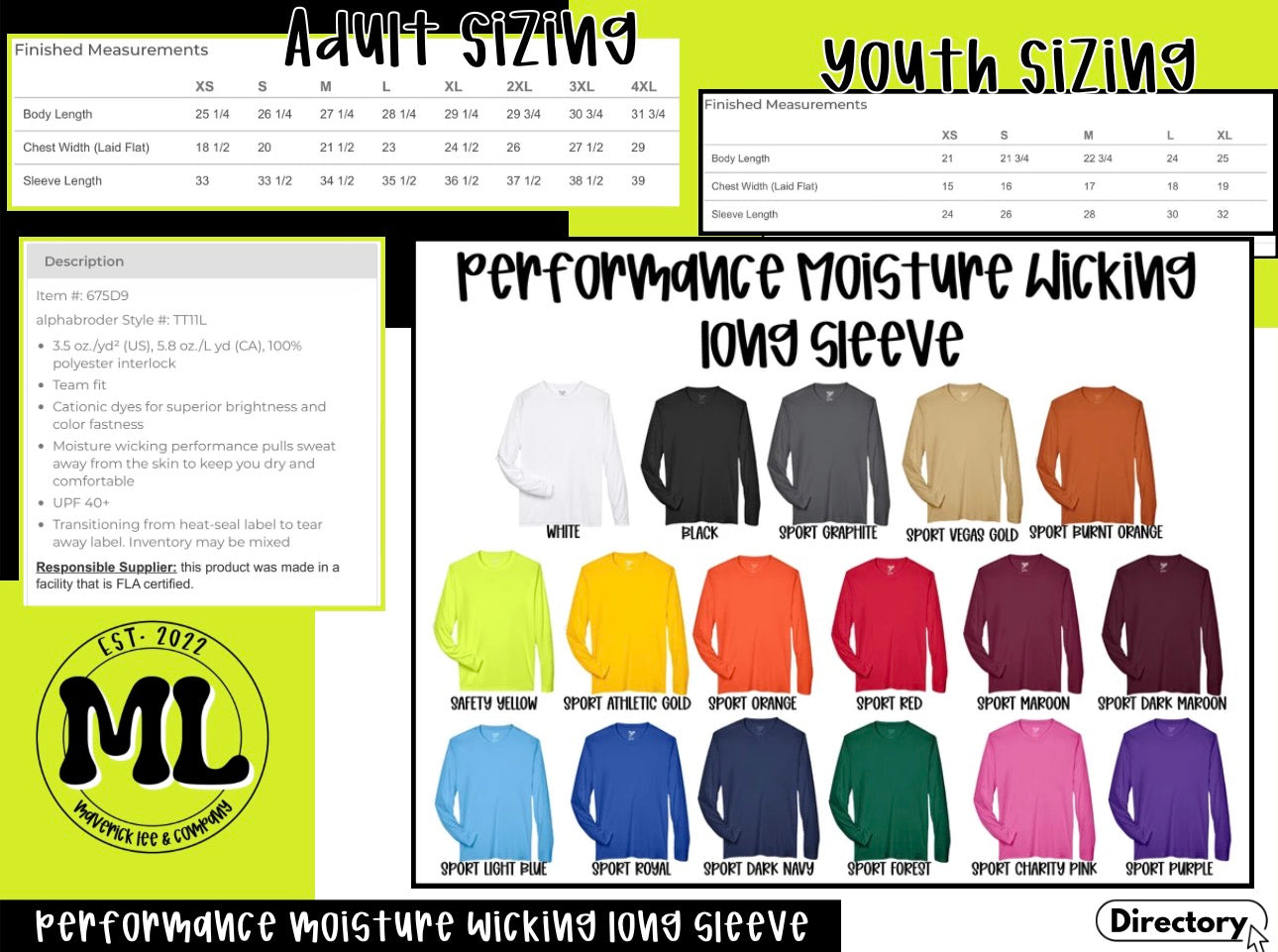 Performance long sleeve flash sale