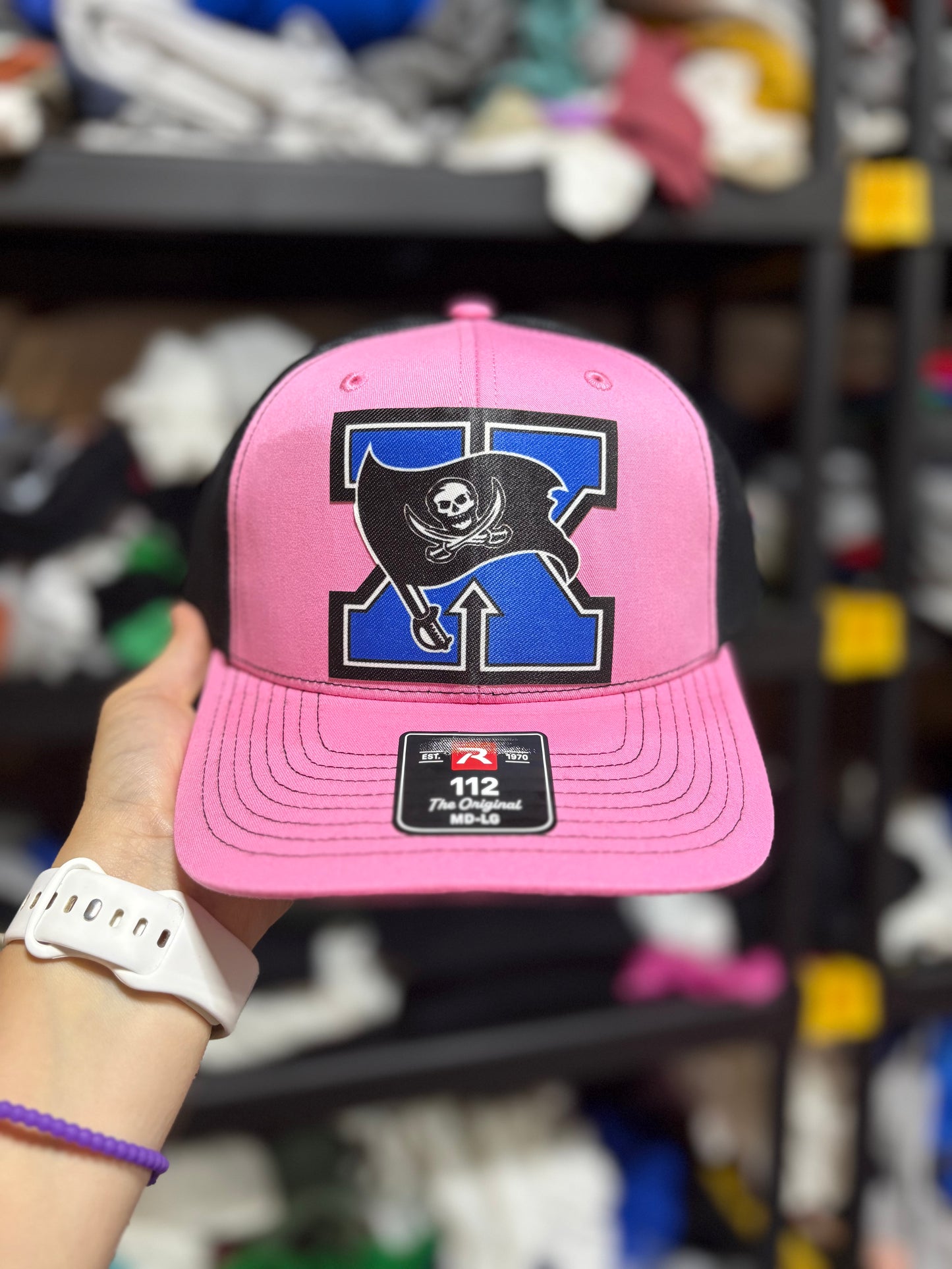 In stock Xenia pink out hat