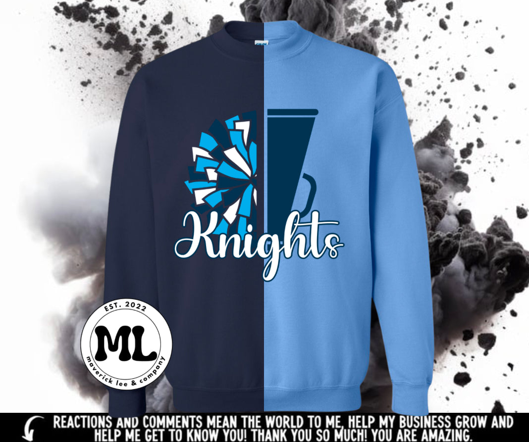 Knights split sweatshirt