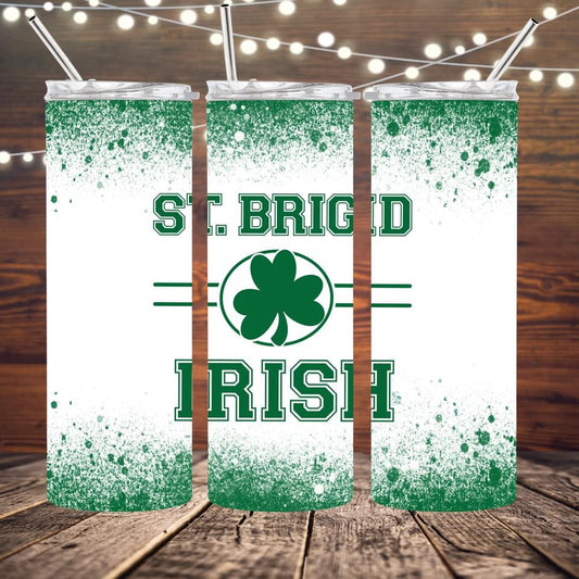 St. Brigid Irish Bleached tumbler