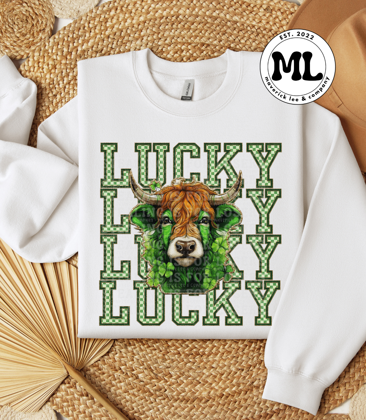 Scrolling lucky cow