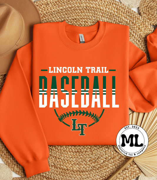 Lincoln Trail College baseball stripes