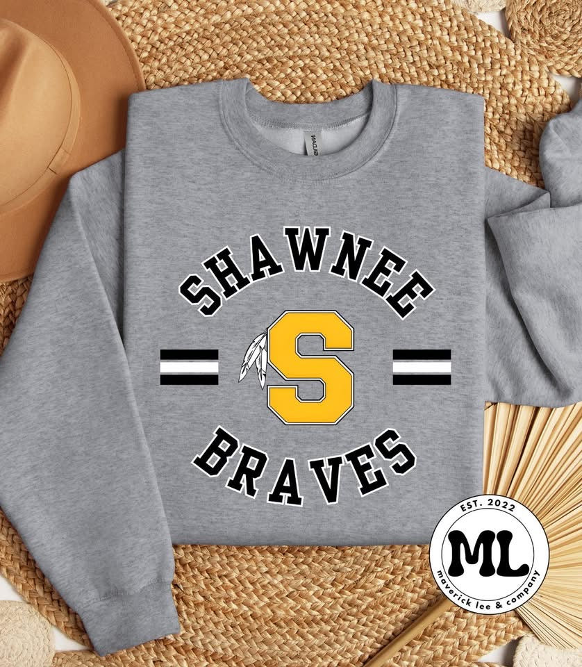 Shawnee Braves circle plus line
