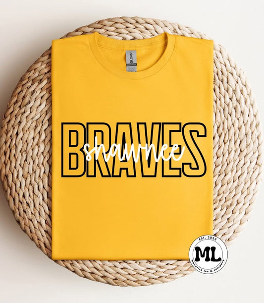 Shawnee Braves outline