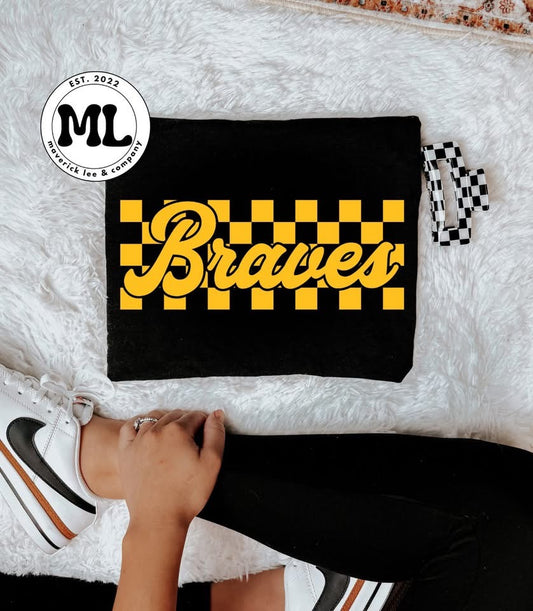 Checkered yellow braves