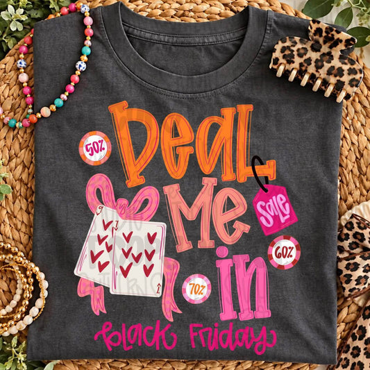 Deal me in - pink